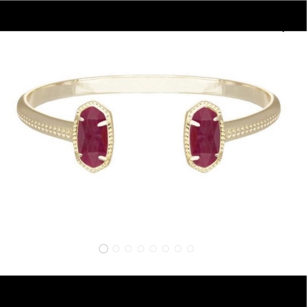 Burgundy Kendra Scott Elton Bracelet EUC